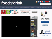 Tablet Screenshot of fooddrink-magazine.com